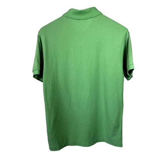 LACOSTE Men's Classic Fit Original Short Sleeve Polo Green Shirt Size Medium - Picture 7 of 11